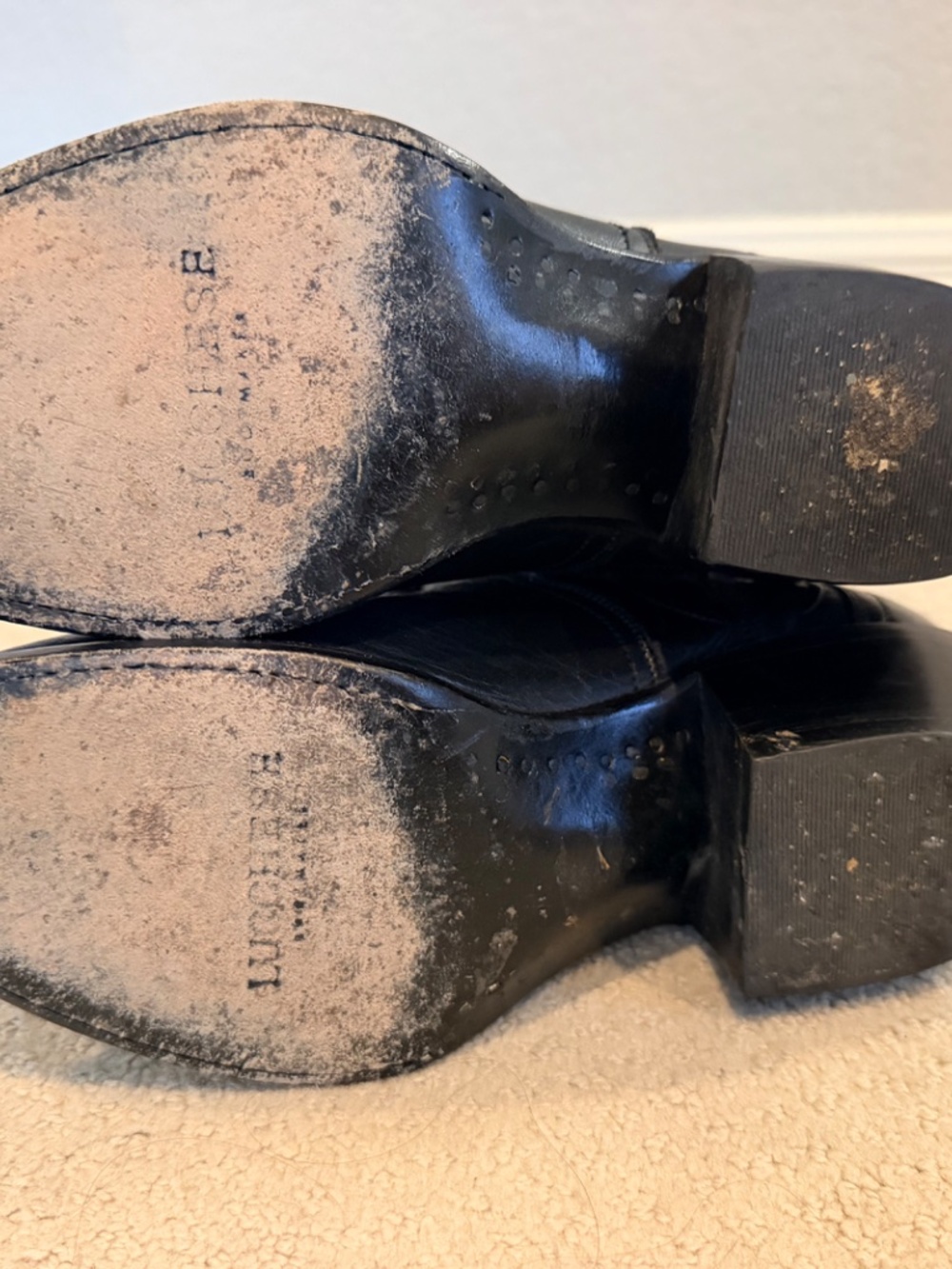 Lucchese Women's Black Cowboy Boots, Size 9 - Picture 7 of 7